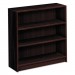 HON 1872N 1870 Series Bookcase, Three Shelf, 36w x 11 1/2d x 36 1/8h, Mahogany
