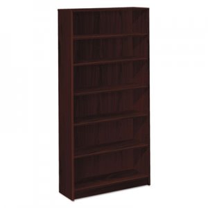 HON 1876N 1870 Series Bookcase, Six Shelf, 36w x 11 1/2d x 72 5/8h, Mahogany