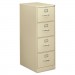HON 314CPL 310 Series Four-Drawer, Full-Suspension File, Legal, 26-1/2d, Putty