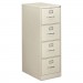 HON 314CPQ 310 Series Four-Drawer, Full-Suspension File, Legal, 26-1/2d, Light gray