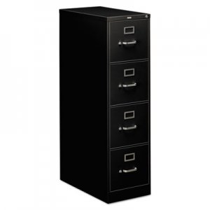 HON 314PP 310 Series Four-Drawer, Full-Suspension File, Letter, 26-1/2d, Black