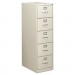 HON 315CPQ 310 Series Five-Drawer, Full-Suspension File, Legal, 26-1/2d, Light Gray