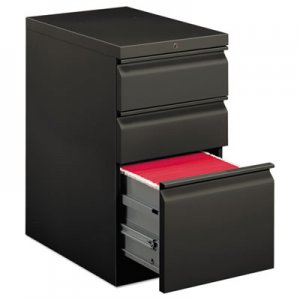 HON 33723RS Efficiencies Mobile Pedestal File w/One File/Two Box Drawers, 22-7/8d, Charcoal