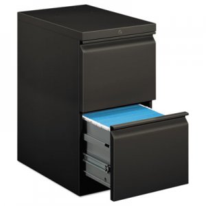 HON 33823RS Efficiencies Mobile Pedestal File w/Two File Drawers, 22-7/8d, Charcoal