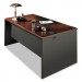 HON HON38932NS 38000 Series Desk Shell, 60" x 30" x 29.5", Mahogany/Charcoal