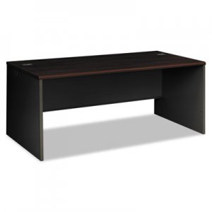 HON HON38934NS 38000 Series Desk Shell, 72" x 36" x 29.5", Mahogany/Charcoal