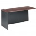 HON HON38946LNS 38000 Series Return Shell, Left, 60w x 24d x 29-1/2h, Mahogany/Charcoal