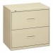 basyx 432LL 400 Series Two-Drawer Lateral File, 30w x 19-1/4d x 28-3/8h, Putty