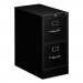 HON 512PP 510 Series Two-Drawer Full-Suspension File, Letter, 29h x25d, Black