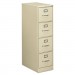 HON 514PL 510 Series Four-Drawer, Full-Suspension File, Letter, 52h x25d, Putty