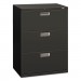 HON 673LS 600 Series Three-Drawer Lateral File, 30w x 19-1/4d, Charcoal