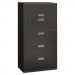 HON 685LS 600 Series Five-Drawer Lateral File, 36w x 19-1/4d, Charcoal