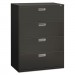 HON 694LS 600 Series Four-Drawer Lateral File, 42w x 19-1/4d, Charcoal