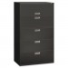 HON 695LS 600 Series Five-Drawer Lateral File, 42w x 19-1/4d, Charcoal
