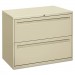 HON 782LL 700 Series Two-Drawer Lateral File, 36w x 19-1/4d, Putty