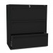 HON 783LP 700 Series Three-Drawer Lateral File, 36w x 19-1/4d, Black