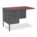 HON P3236LNS Metro Classic Series Workstation Return, Left, 42w x 24d, Mahogany/Charcoal