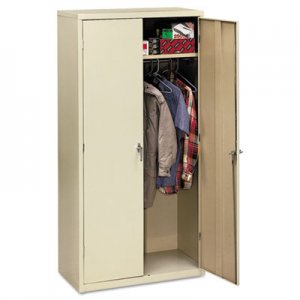 HON SC1872L Assembled Storage Cabinet, 36w x 18-1/4d x 71-3/4h, Putty