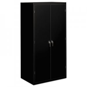 HON SC2472P Assembled Storage Cabinet, 36w x 24-1/4d x 71-3/4h, Black