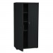 Iceberg 92551 OfficeWorks Resin Storage Cabinet, 33w x 18d x 66h, Black