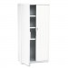 Iceberg 92553 OfficeWorks Resin Storage Cabinet, 33w x 18d x 66h, Platinum