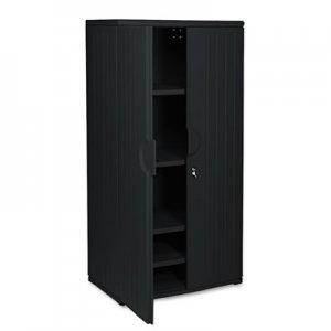 Iceberg 92571 OfficeWorks Resin Storage Cabinet, 36w x 22d x 72h, Black