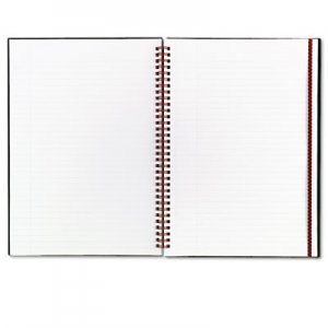 Black n' Red E67008 Twin Wire Poly Cover Notebook, Legal Rule, 8 1/4 x 11 3/4, 70 Sheets