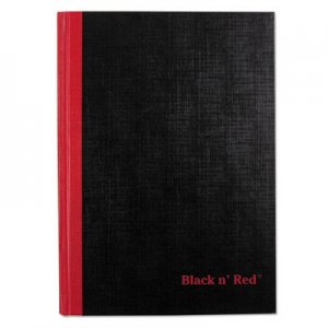 Black n' Red E66857 Casebound Notebook, Legal Rule, 5 5/8 x 8 1/4, White, 96 Sheets