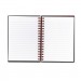 Black n' Red L67000 Twinwire Hardcover Notebook, Legal Rule, 5 7/8 x 8 1/4, White, 70 Sheets