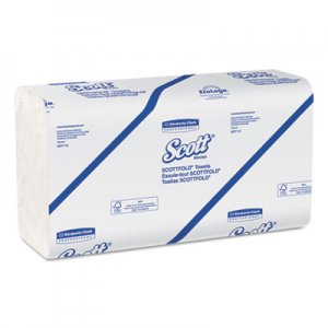 Scott 01980 SCOTTFOLD Paper Towels, 9 2/5 x 12 2/5, White, 175 Towels/Pack, 25 Packs/Carton