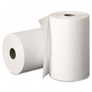 Scott 02068 Hard Roll Towels, 8 x 400ft, White, 12 Rolls/Carton