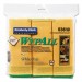 WypAll 83610 Cloths w/Microban, Microfiber, 15 3/4 x 15 3/4, Yellow, 6/Pack