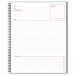 Cambridge 06132 Side-Bound Guided Business Notebook, Linen, Meeting Notes, 8 1/4 x 11, 80 Sheets