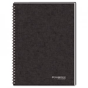 Cambridge 06096 Side Bound Guided Business Notebook, QuickNotes, 8 x 5, White, 80 Sheets