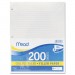 Mead 17208 Filler Paper, 15lb, College Rule, 11 x 8 1/2, White, 200 Sheets