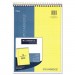 Cambridge 59880 Stiff-Back Wire Bound Notebook, Legal Rule, 8 1/2 x 11, Canary Paper, 70 Sheets