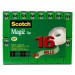 Scotch 810K16 Magic Tape Value Pack, 3/4" x 1000", 1" Core, Clear, 16/Pack