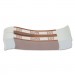 Pap-R Products CTX405000 Currency Straps, Brown, $5,000 in $50 Bills, 1000 Bands/Pack