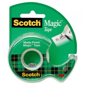 Scotch 105 Magic Tape w/Refillable Dispenser, 3/4" x 300", Clear