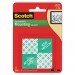 Scotch 111P Precut Foam Mounting 1 Squares, Double-Sided, Permanent 16/Pack