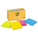 Post-it Notes Super Sticky MMM65412SSUC Pads in Rio de Janeiro Colors, 3 x 3, 90/Pad, 12 Pads/Pack