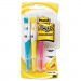 Post-it Flag+ Writing Tools MMM689HL3 Flag + Highlighter, Blue/Yellow/Pink, 50 Flags/Pen, 3/Pack