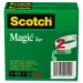 Scotch MMM8102P3472 Magic Tape, 3/4" x 2592", 3" Core, 2/Pack