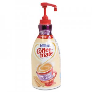 Coffee-mate 13799 Liquid Coffee Creamer, Sweetened Original, 1500mL Pump Dispenser