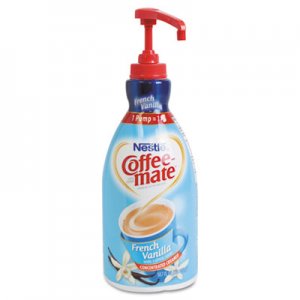 Coffee-mate 31803 Liquid Coffee Creamer, French Vanilla, 1500mL Pump Bottle