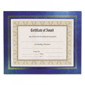 NuDell 21201 Leatherette Document Frame, 8-1/2 x 11, Blue, Pack of Two