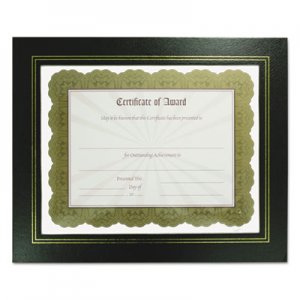 NuDell 21202 Leatherette Document Frame, 8-1/2 x 11, Black, Pack of Two