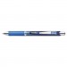 Pentel PENBLN75C EnerGel RTX Retractable Liquid Gel Pen, .5mm, Silver/Blue Barrel, Blue Ink