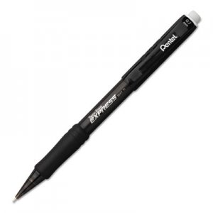 Pentel QE417A Twist-Erase EXPRESS Mechanical Pencil, .7mm, Black, Dozen