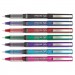 Pilot 26015 Precise V5 Roller Ball Stick Pen, Precision Point, Assorted Ink, .5mm, 7/Pack